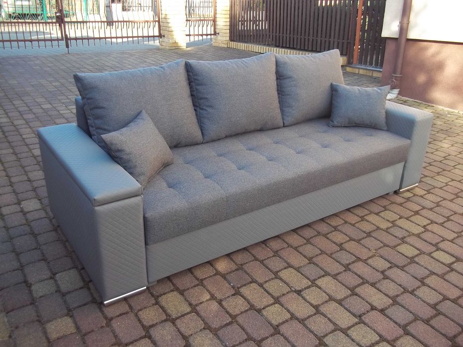 Kanapa/sofa-150 cm szerokie spanie/sprężyny bonell/pojemnik-producent