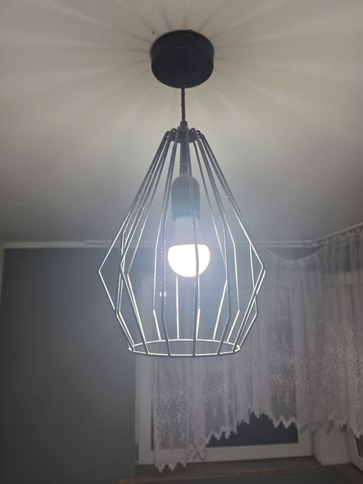 Lampa wisząca czarna