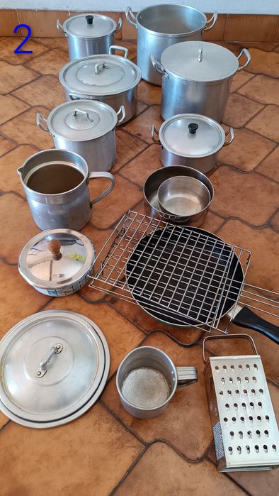 Tachos, panelas, frigideiras, etc...