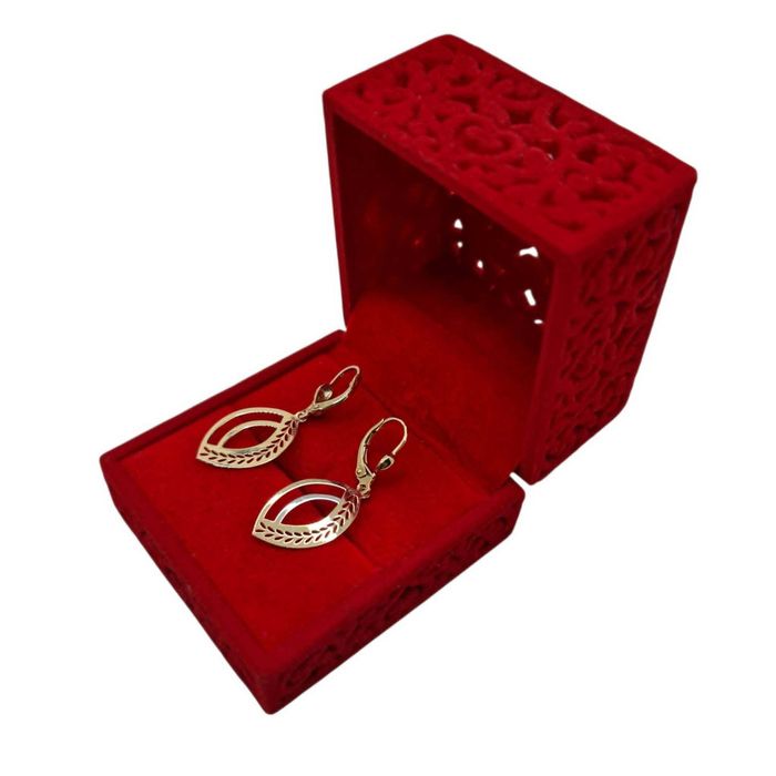 Złote kolczyki wiszące 585 1,80g 4cm