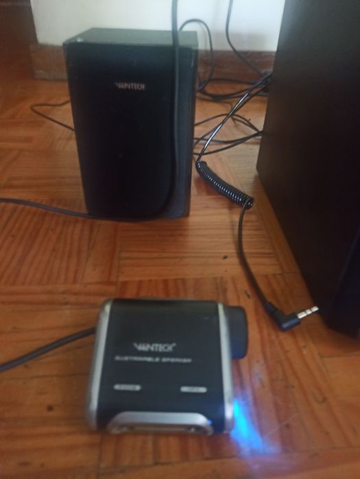 Colunas com subwoofer