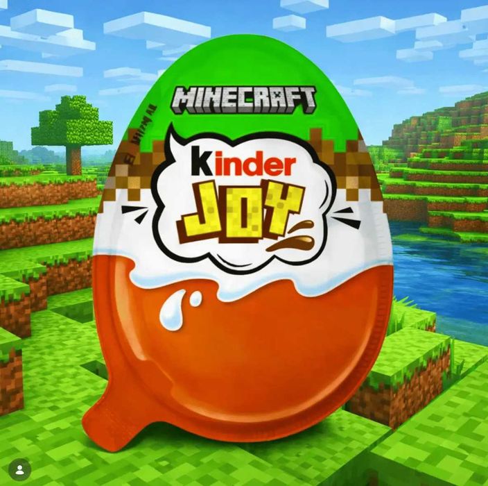Шоколадне яйце Kinder Joy Minecraft 20г