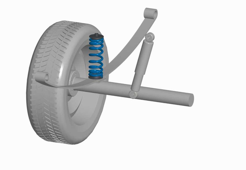 Reforco de suspensao traseira Autocaravana Fiat Ducato