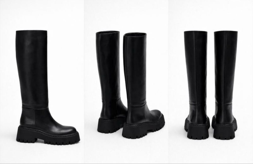 Сапоги труби ZARA