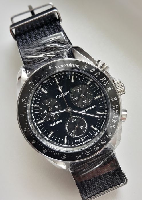 Zegarek Cadisen Speedmaster,Moonswatch, Nowy