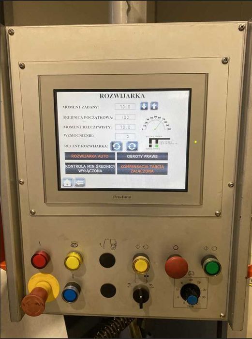 Bobiniarka 1000mm Slitter - rewinder; Cięcie Folii Taśm