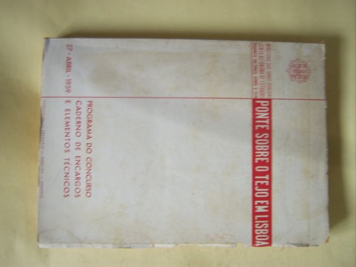 Raridade - Ponte sobre o Tejo em Lisboa - Caderno de Encargos