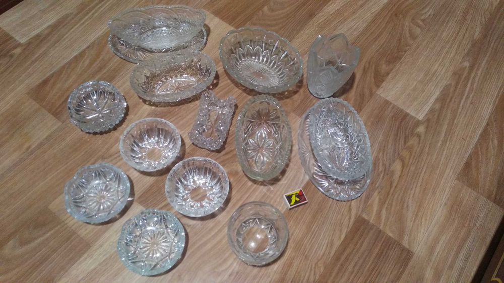 Хрустальные салатницы СССР, ваза