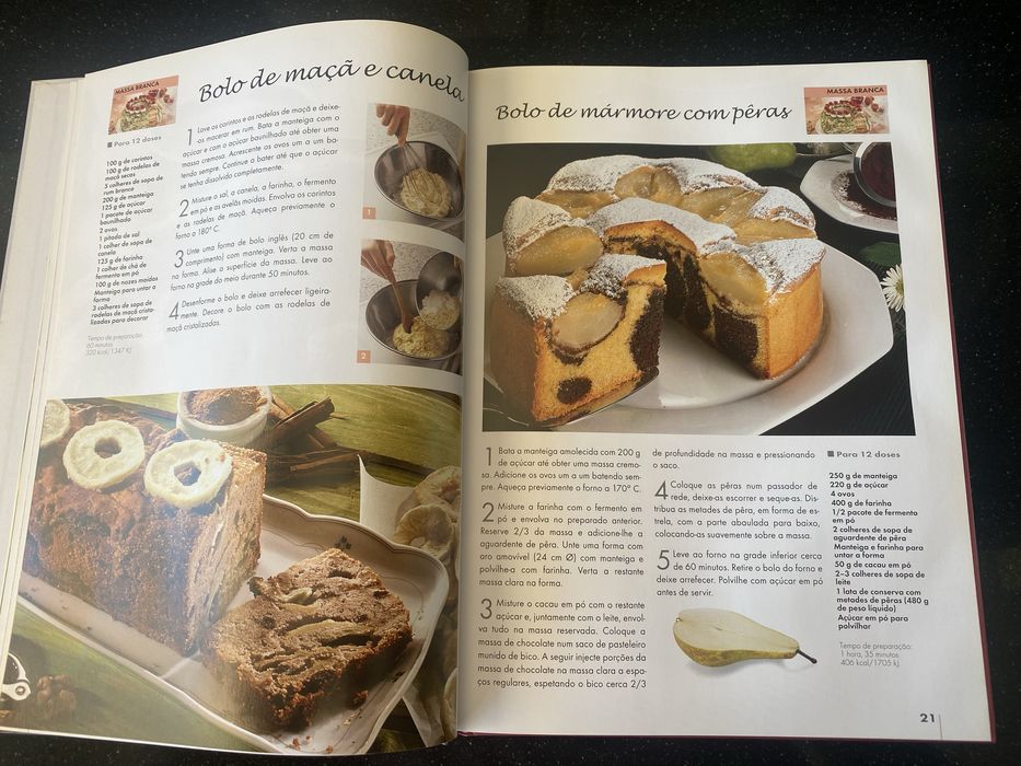 3 livros de receitas