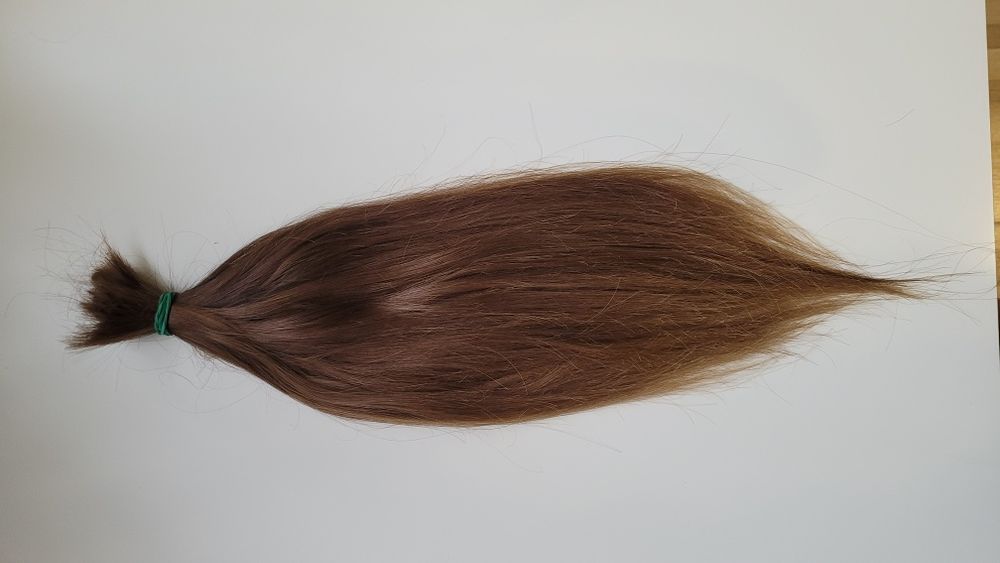 Naturalne włosy słowiańskie dł. 44 cm - 61 gram -