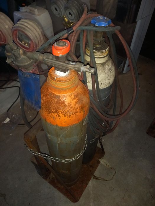 Maçarico com botijas