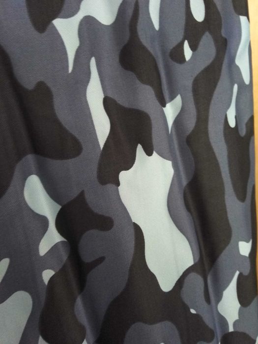 Ткань камуфляжная 219г  серо синие тона Полиэстер  100% , мягкая