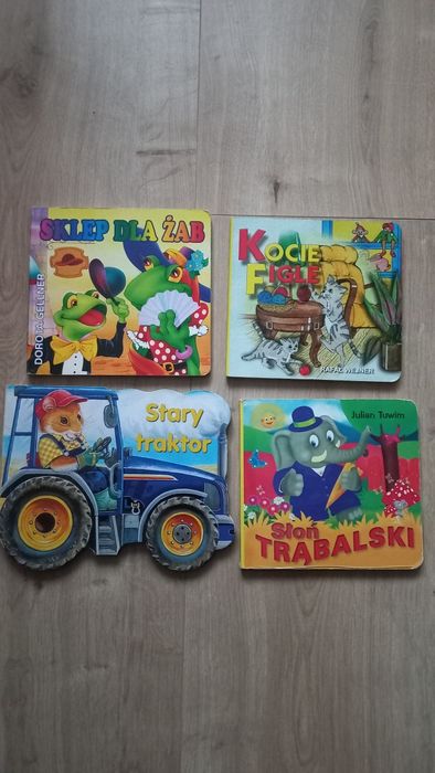 Zestaw 4 książeczek dla dzieci