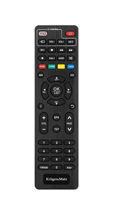 Tuner DVB-T HEVC Kruger&Matz H.265