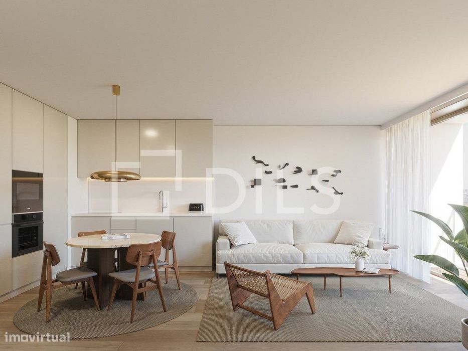 Apartamento T2 com varanda no novo empreendimento no campo Grande