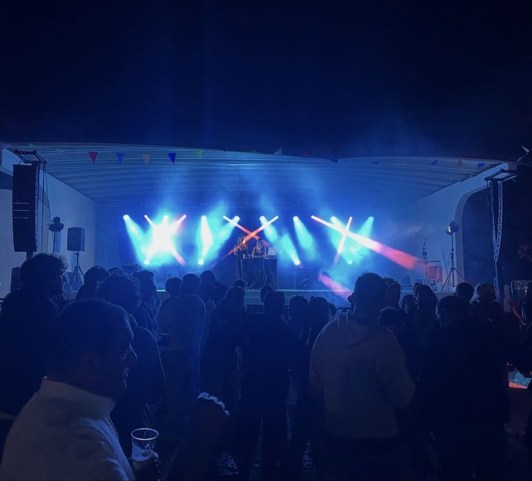 Som e luz para festas