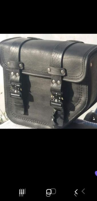 Мото кофры из кожи