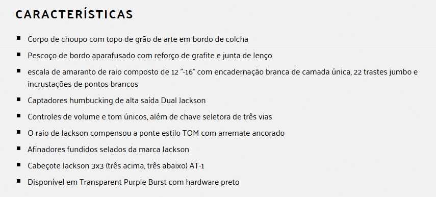 Jackson  Monark JS22Q guitarra electrica