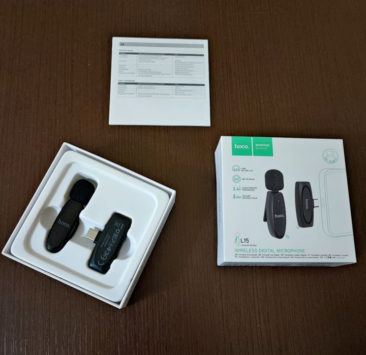 Бездротовий мікрофон hoco