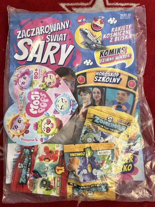 Gazetka magazyn Zaczarowany Świat Sary nr 15+ 4 saszetki