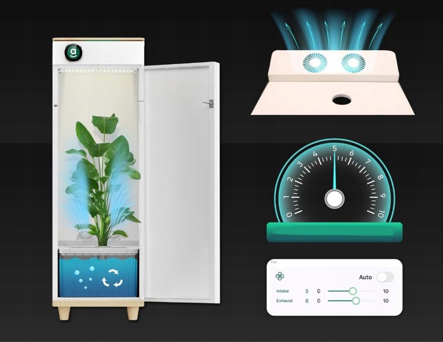 Automatyczny Growbox Hey Abby 420 Pro Hydroponika DWC LED – NOWY!