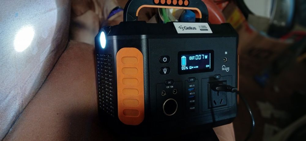 Эректро станция Gelios Бесперебойник геннератор беспроводная зарядка