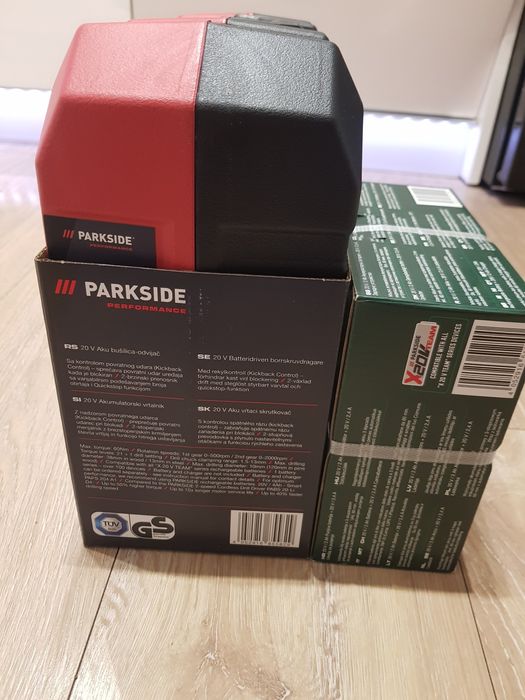 Wkrętarka Parkside performance 20V LI C4 komplet  Gwarancjia