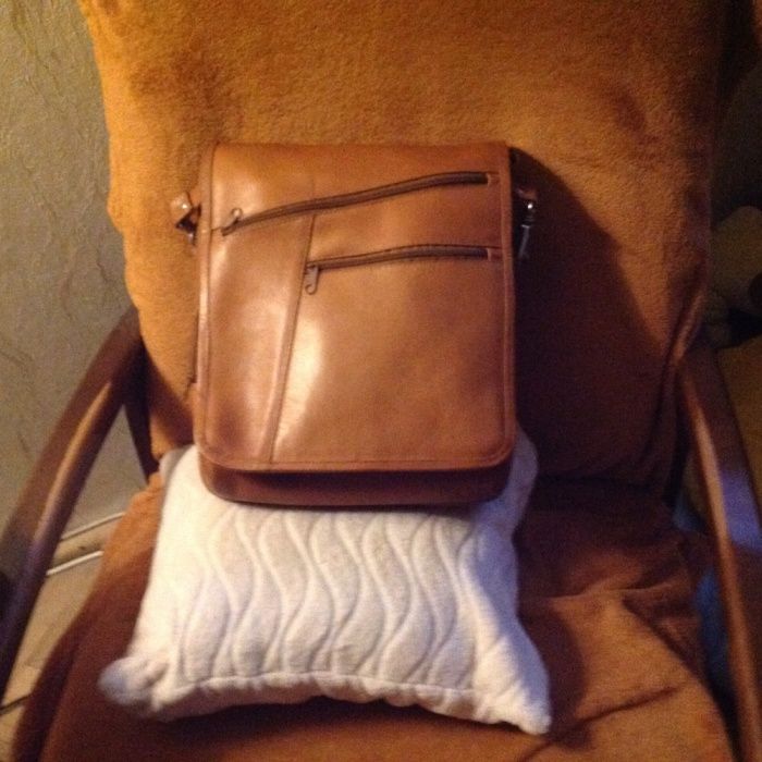 Torba skórzana listonoszka unisex