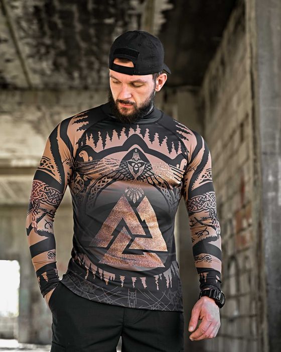 Мілітарі рашгард Voron Valknut компресійна футболка ‒ без передоплати