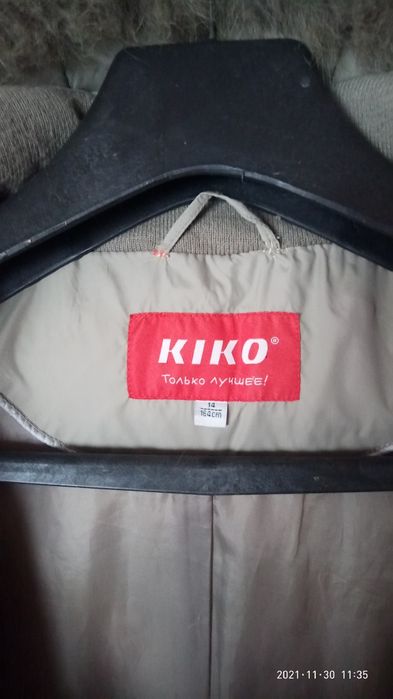 Пальто,пуховик на девочку, Kikko,рост до 164 см,11-14 лет.