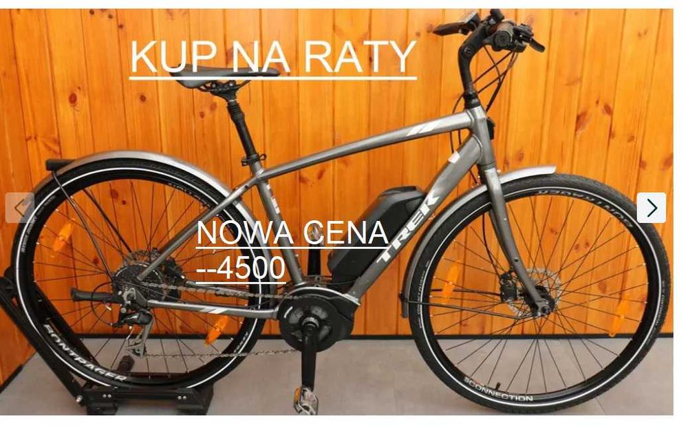 Rower elektryczny Trek Verve+.  H 48 Na Boschu! RATY