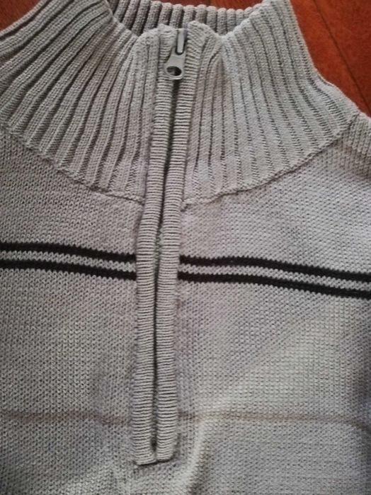 Sweter męski typu polo  M