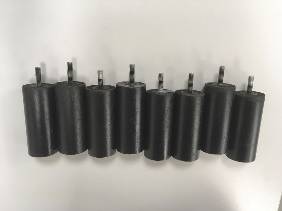 Nóżki meblowe niskie cylindryczne 8szt  fotel puf sofa itp