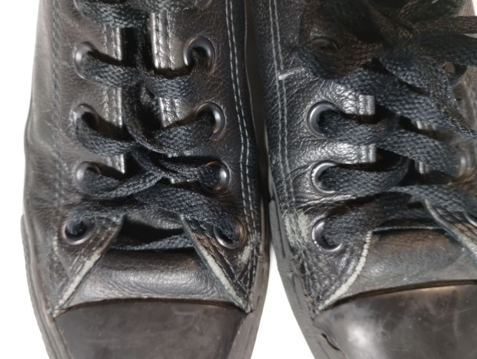 Skórzane tenisówki Converse All Star rozmiar 37