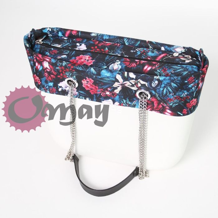 organizer i opaska do OBAG MINI cudne kwiaty sangriowe OMAY