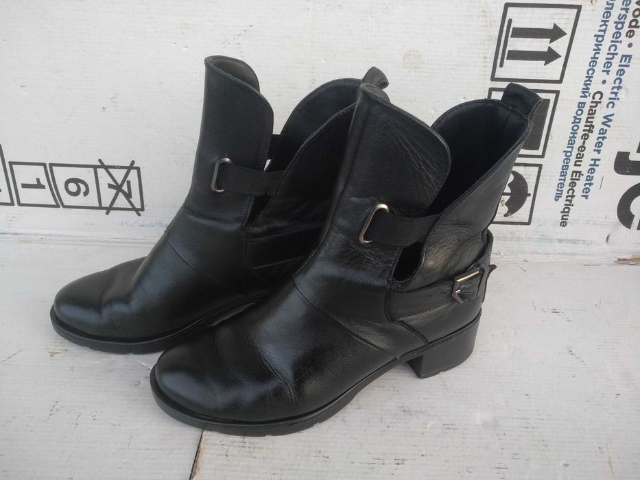 Черевики, чобітки шкіряні демісезонні 36р.