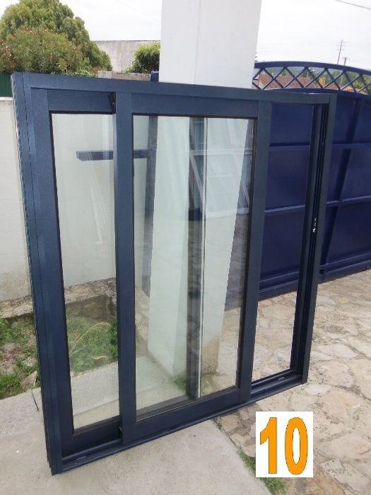 Portas Alumínio - Janela Aluminio - Portas sacada Vidro Duplo