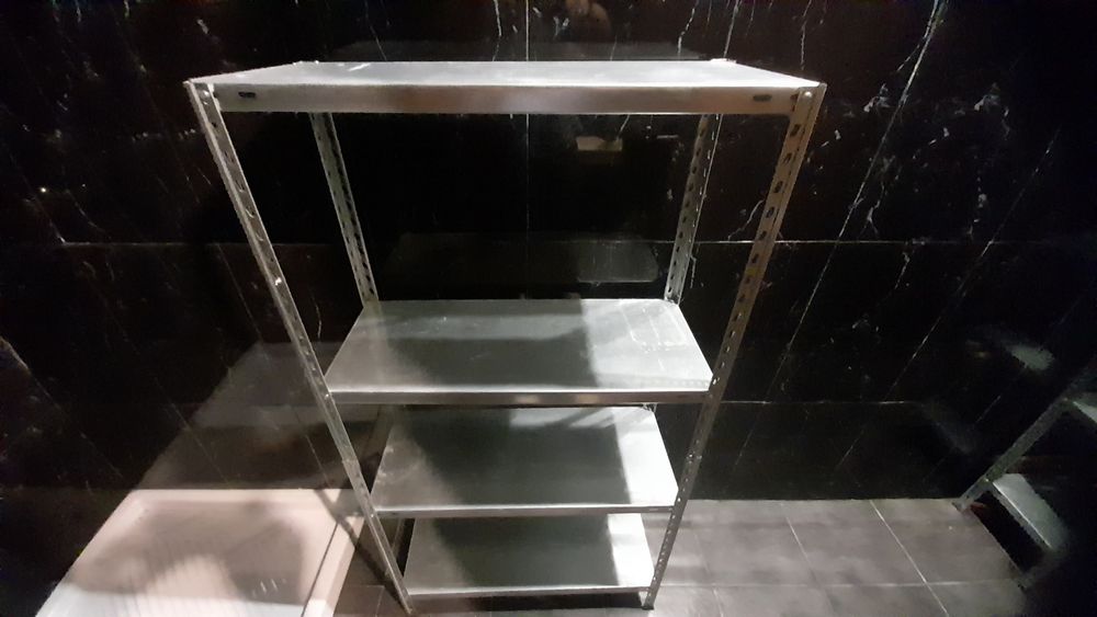 Estante Metálica Galvanizada 4 Prateleiras (135x70x29 cm)