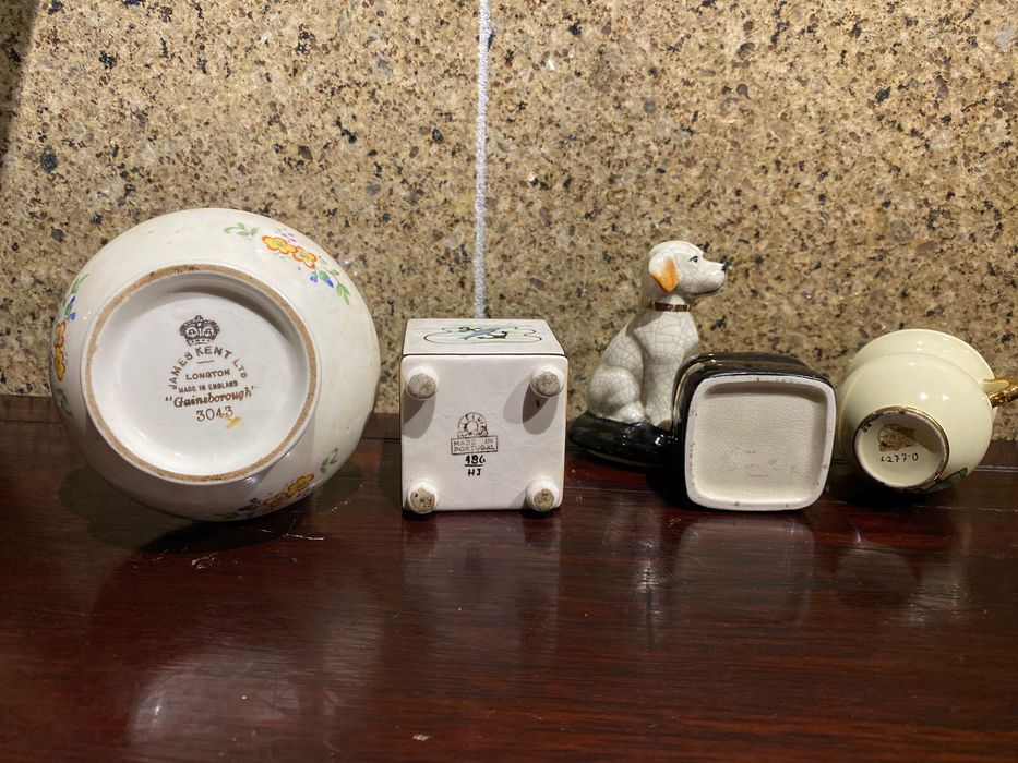 Jarras Modernistas Aleluia Colecionáveis Vintage etc Caixa cão 11 cm