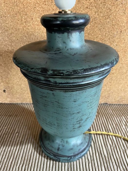 Candeeiro ânfora em faiança