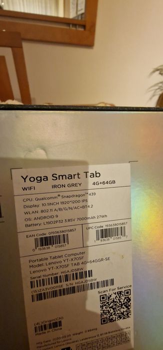 Tablet yoga smart tab JBL465048089732075523