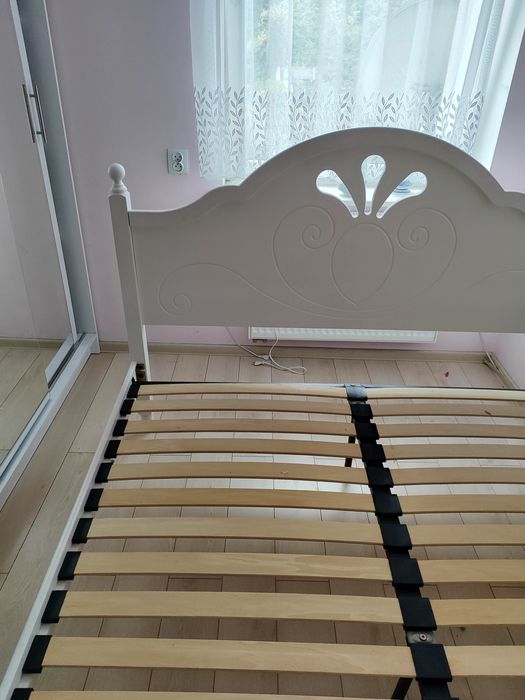 Łóżko Małżeńskie białe