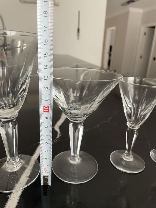 Copos de cristal Vintage