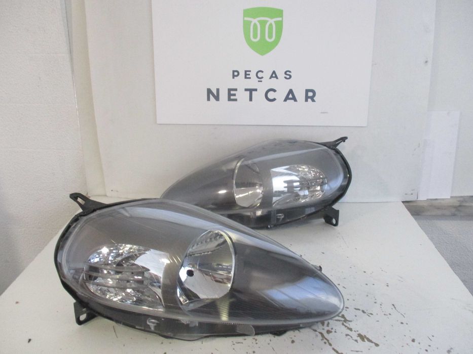 Farol optica fiat grande punto fundo negro ficha roxa 8 pins (novo)