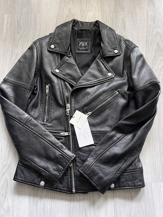 Ramoneska Zara kurtka skóra naturalna biker