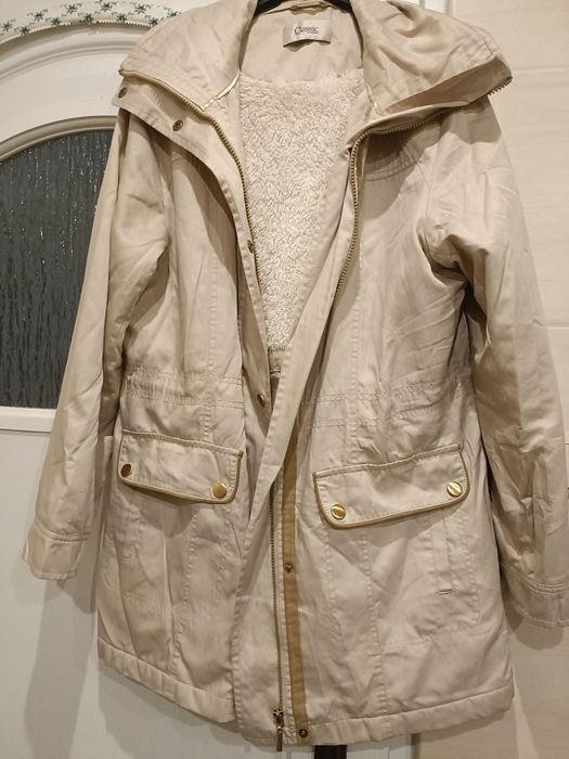 Kurtka damska beżowa