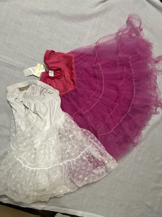 Подьюбник  спідниця пышный розовый