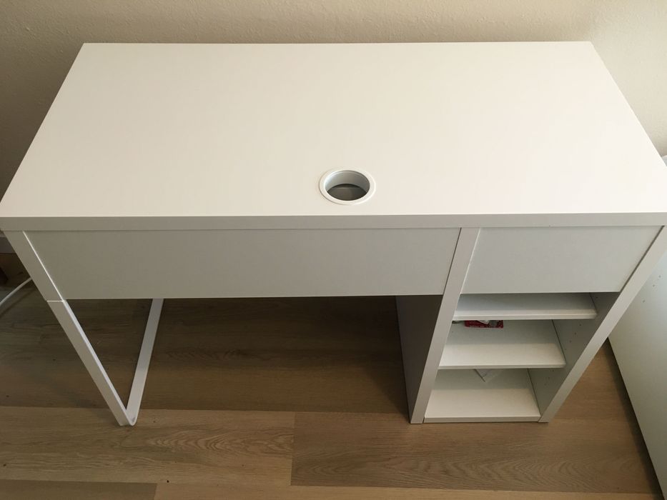 secretária ikea branca