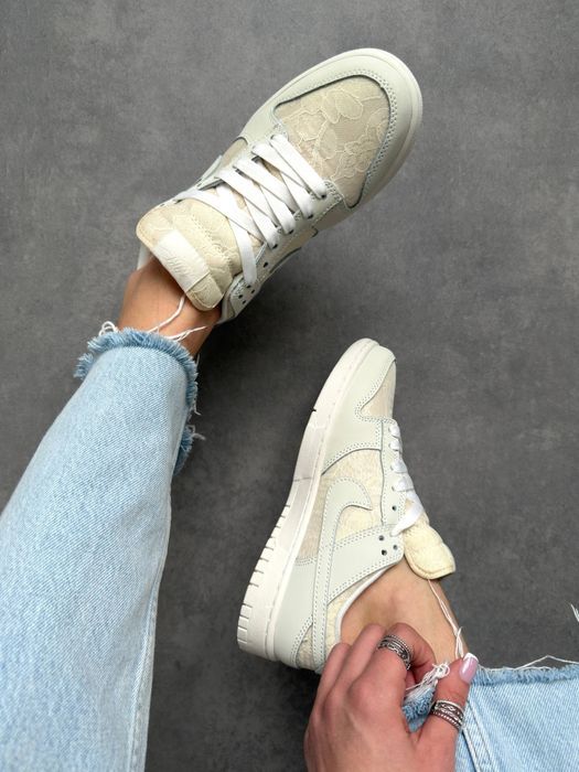 Nike sb dunk low lace pack regal beige трендові жіночі кросівки найк сб данк