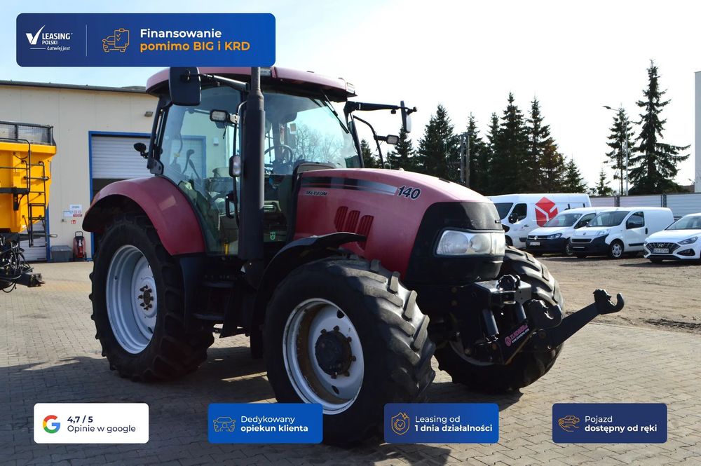 Case IH Maxxum 140  [14663] Case IH Maxxum 140, 2x TUZ, 8 tyś. mth,  Fv 23%